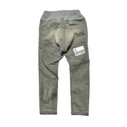 【オフィシャルチーム】ブラックデニムサルエルパンツ|S~L|1125230M